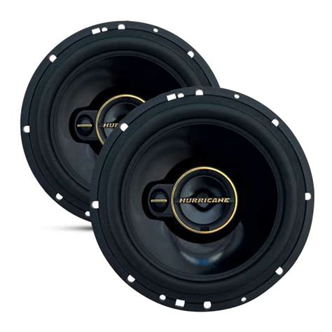 Alto Falante 6 Polegadas Hurricane 120w Rms A6T Aurum Triaxial 4 Ohms