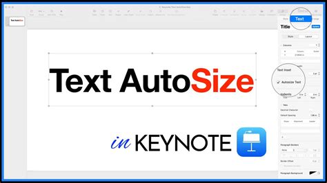 How To AutoSize Text In Keynote Presentations YouTube