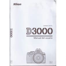 Nikon D3000 Instruction Manual SPANISH Edition
