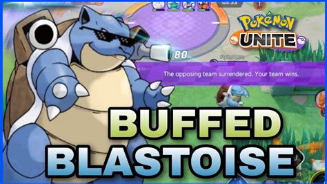 Make Any Enemy Team Surrender With Blastoise Buffed Blastoise