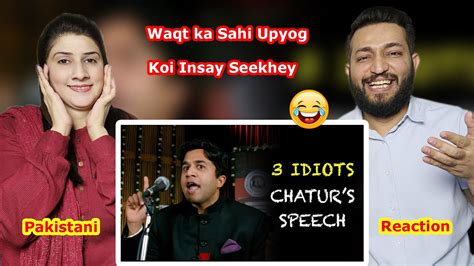 Chatur S Speech Funny Scene Idiots Aamir Khan Sharman Joshi