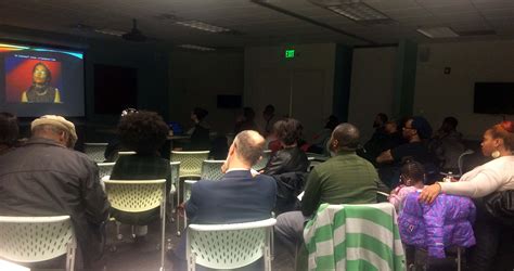 TCC Event Attendees Viewing The Gardener's Tale as told by Dr Camara P