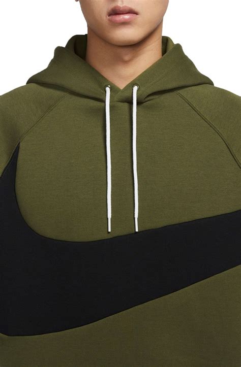 Nike Sportswear Swoosh Tech Fleece Pullover Hoodie Dd8222 326 Shiekh