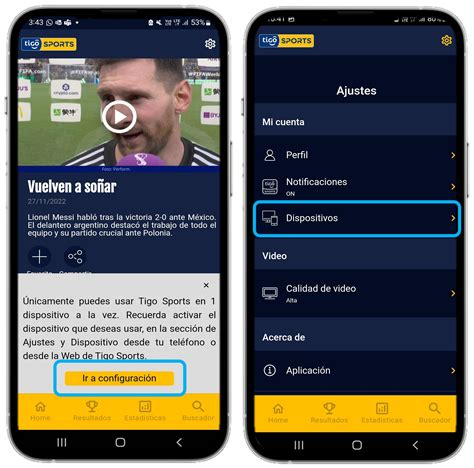 Soporte Tigo Sports App Tigo GT