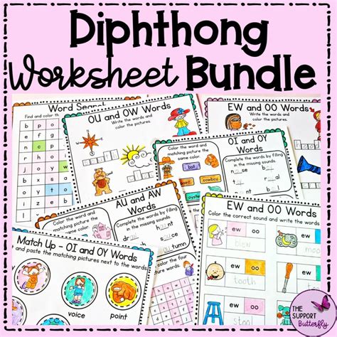 Diphthong Worksheets | Made By Teachers