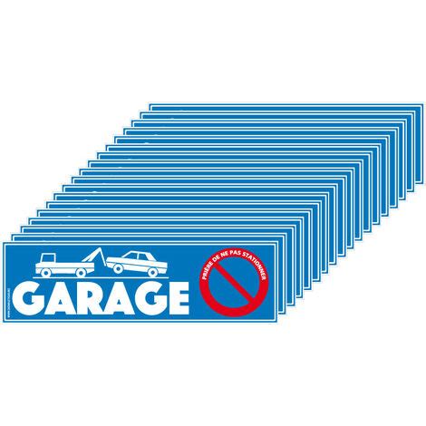 Lot De Autocollants Dissuasifs Garage