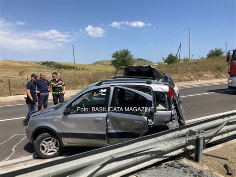 Incidente Sulla Ss Alle Porte Di Matera Un Morto Due Feriti