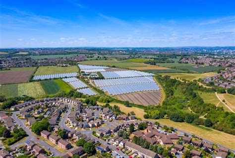 Aerial Photo Of The Town Centre Of Rothwell In Leeds West Yorkshire In