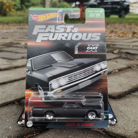 Hot Wheels Chevy El Camino Matte Black Fast And Furious Fast X Shopee Malaysia