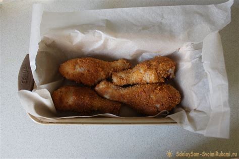 Куриные ножки в хрустящей панировке «Как в KFC»