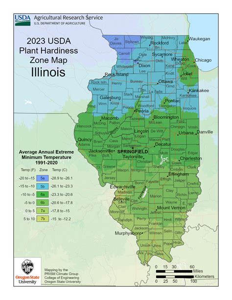 Illinois Planting Zones: Map of Illinois Growing Zones
