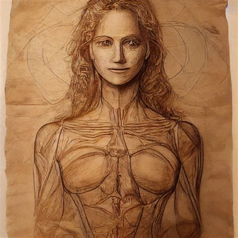 Anatomical Human Body Golden Ratio Woman Midjourney