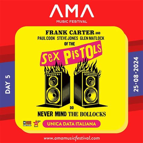 Frank Carter And The Sex Pistols Paul Cook Steve Jones Glen Matlock Gli Orari Della Data
