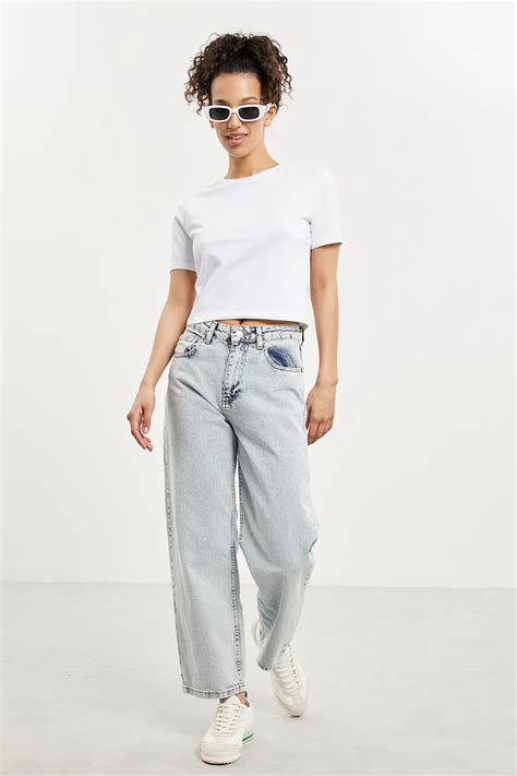 Укороченные джинсы WIDE LEG Neohit 631209003 цены в Москве, купить ...