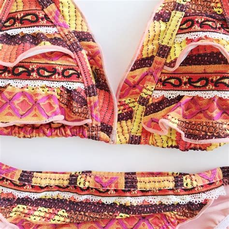 Agua Bendita Swim Nwt Agua Bendita Swimwear Bikini Set Bathing Suit Poshmark