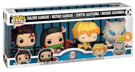 Funko Pop 4 Pack Demon Slayer Funko, Animeler, Funko POP, Demon Slayer ...