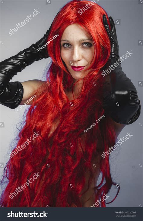 Sensual Nude Woman Long Red Hair Stock Photo Shutterstock