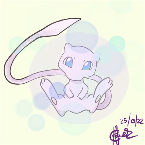 Mew In A Bubble By Sneddybear On Deviantart
