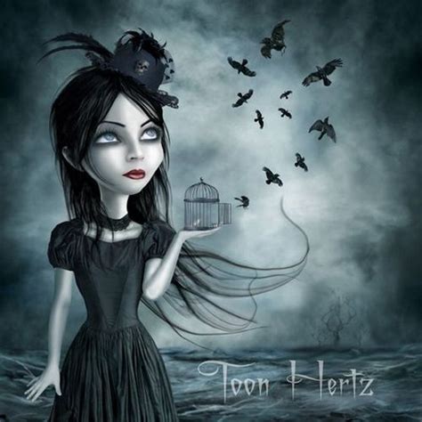 Toon Hertz Toon Hertz ≡♥≡ Irina Istratova Dark Gothic Art Creepy