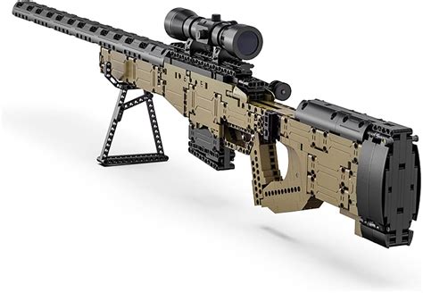 Technik Gewehr Bausteine, 978 Teile Klemmbausteine Pistole Militärische ...