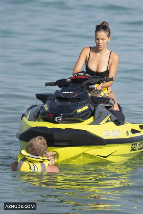 Victoria Swarovski Wears A Sexy Black Bikini As She Vacations In Marbella With Husband Werner