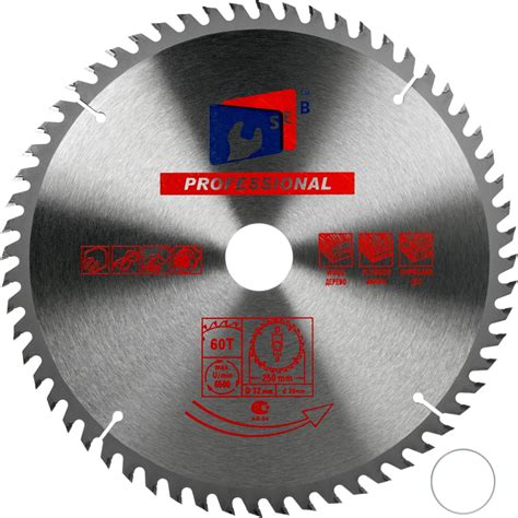 Диск пильный по дереву 250x32/30 мм, 60Z TORGWIN S40856 - выгодная цена ...