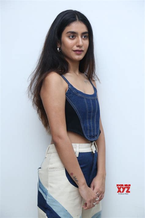 Actress Priya Prakash Warrier Glam Stills From Bro Movie Interviews ...