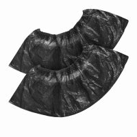 Бахилы полиэтиленовые 40 мкм. черные, 500 пар купить в Челябинске