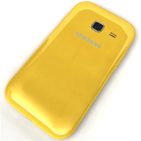 Samsung Galaxy Ace Duos Yellow D Model Max Ds C D Fbx Ma