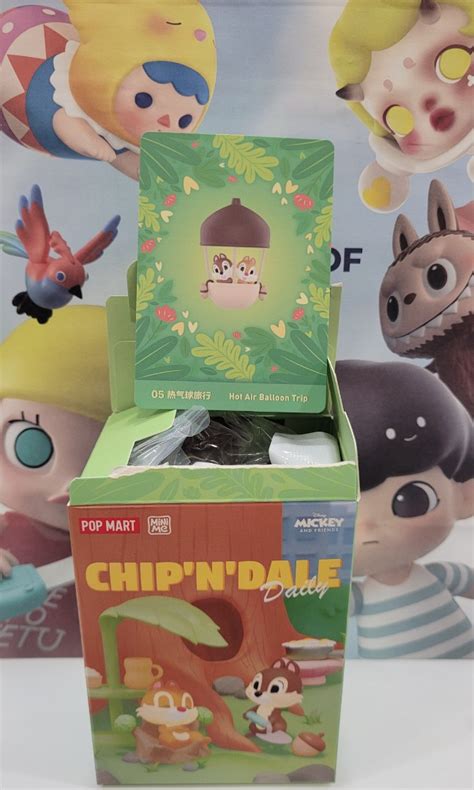 WTS Chip N Dale Daily Series Scene Set Popmart Hot Air Balloon