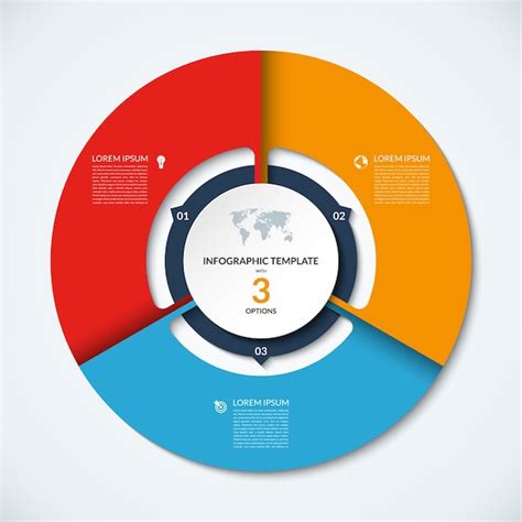 Premium Vector Circle Infographic Template Vector Layout With Options