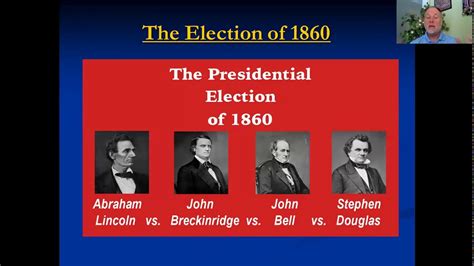 8th Grade Us History Election Of 1860 Youtube