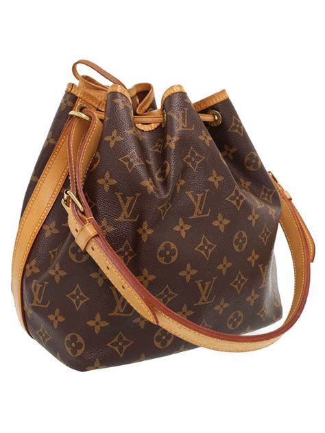 【louis Vuitton】ルイヴィトン『モノグラム プチ ノエ』m42226 レディース ショルダーバッグ 1週間保証【中古