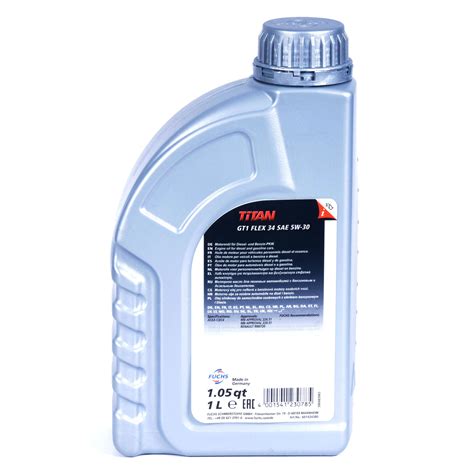 Двигателно масло, Fuchs Titan GT1 Flex 34 5W30, 1л - eMAG.bg