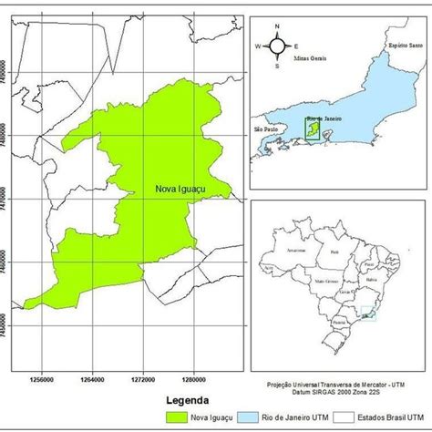 Nova Iguaçu É Zona Oeste - Mapa de Localização do Município de Nova Iguaçu. | Download Scientific ...