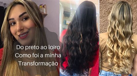 Do Preto Ao Loiro Mel - Do preto ao loiro: Confira as minhas transformações - YouTube