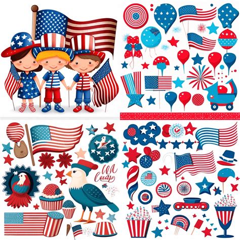 Fourth Of July Banner Clipart Free