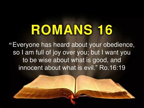 Ppt Romans 16 Powerpoint Presentation Free Download Id2747651