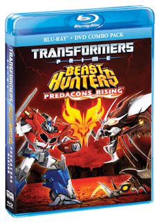 Transformers Prime Beast Hunters Predacons Rising Blu Ray Dvd