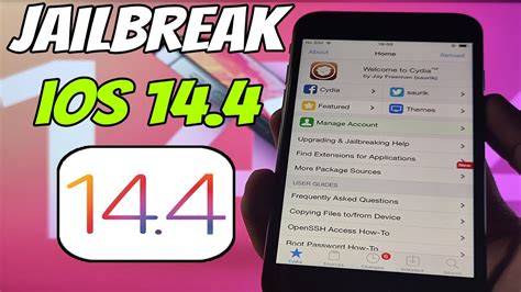 Jailbreak Ios 14 4 New Ios 14 4 Unc0ver Jailbreak With Working Cydia