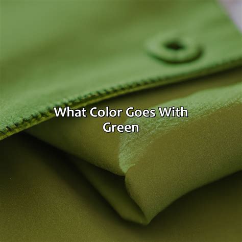 What Color Goes With Green - colorscombo.com