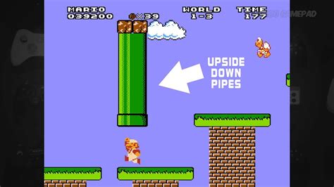 Classic Mario But Pipes Are Upside Down Nes Mod Youtube