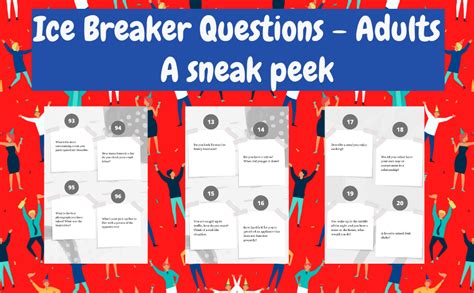 Ice Breaker Questions For Adults The Little Icebreaker Questions Book To Get The Conversation