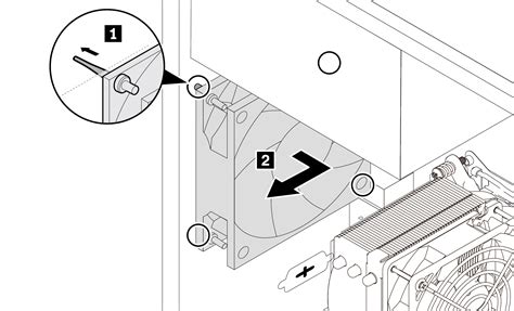 rear fan assembly
