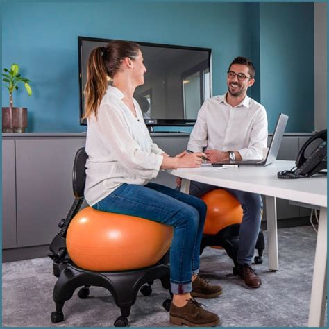 Chaise Ergonomique Avec Ballon Tonic Chair® Confort Promosenior