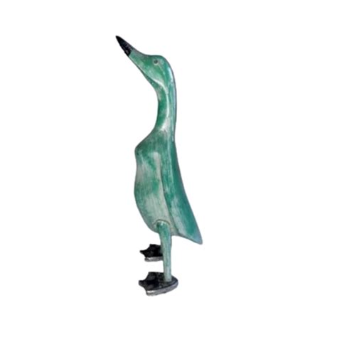 Green Naked Wooden Duck Bali Pro Sourcing