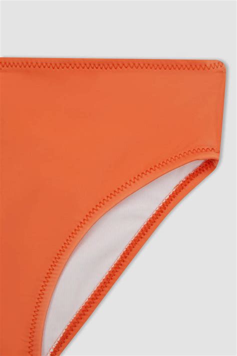 Orange Girls Teens Girl Patterned Bikini Set Defacto