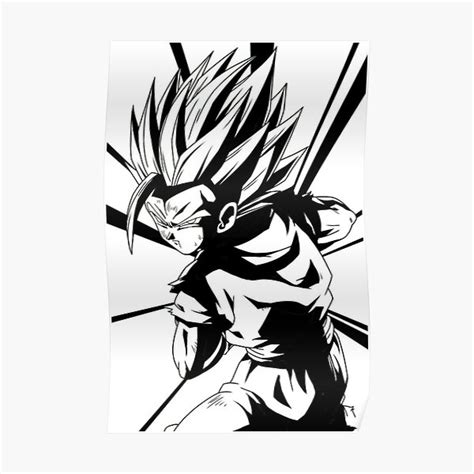 Gohan Ssj2 Poster For Sale By Callahanstyle Redbubble