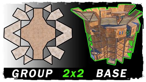 THE BEST GROUP BASE DESIGN 2022 2x2 SHELL RUST YouTube