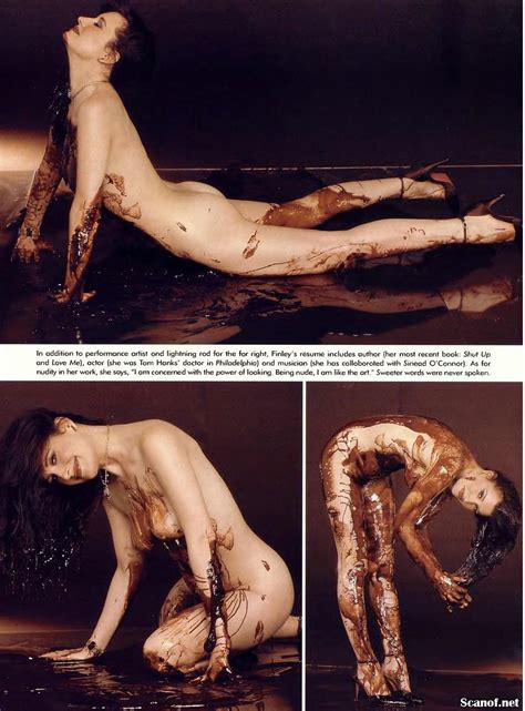 Naked Karen Finley In Playboy Magazine